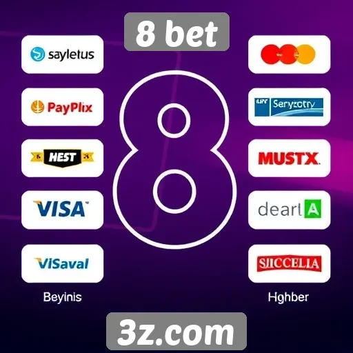 Métodos de pagamento disponíveis na 8 bet