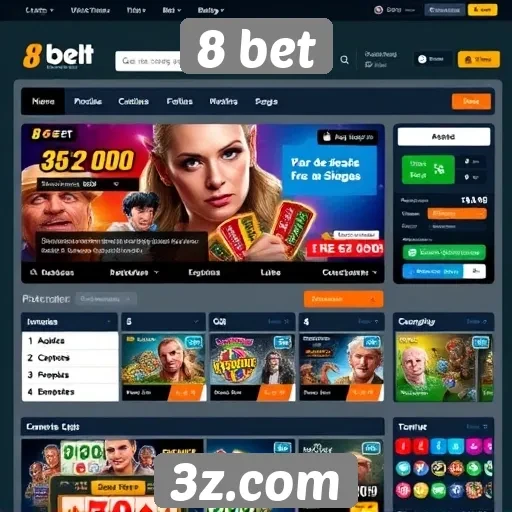 Experiência do usuário na navegação do site 8 bet